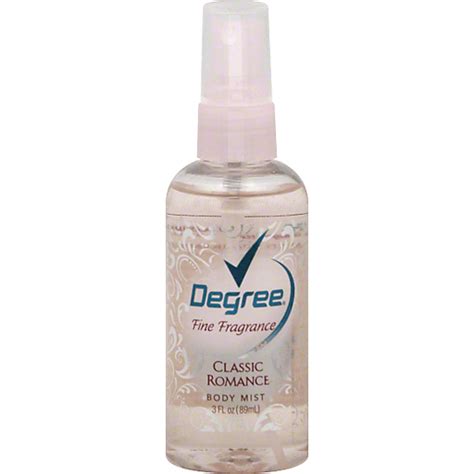 degree fine fragrance body mist